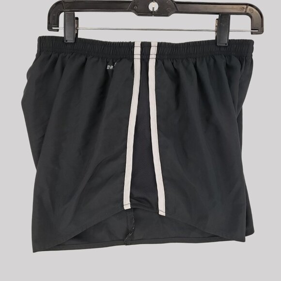 Nike Dri-Fit Womens Black Running Shorts Elastic Waistband Size L - Picture 4 of 8